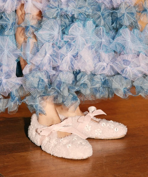X SUSAN FANG] FURRY MARYJANES（バレエシューズ）｜ROCKFISH