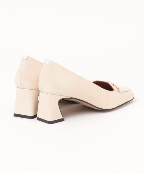 ANGEL ALARCON(アンヘルアラルコン)の「【ANGEL ALARCON】スクエアトウビットモカパンプス(D1616D)(パンプス・レディース・ブラック/ライトベージュ・36/35/38/37/39)」の3枚目の写真