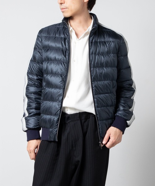 HERNO(ヘルノ)の「HERNO RESORT DOWN JACKET ヘルノ リゾート ダウンジャケット(ダウンジャケット/コート・メンズ・ブラック/ネイビー系1/グレー系1・50/48/46)」の4枚目の写真