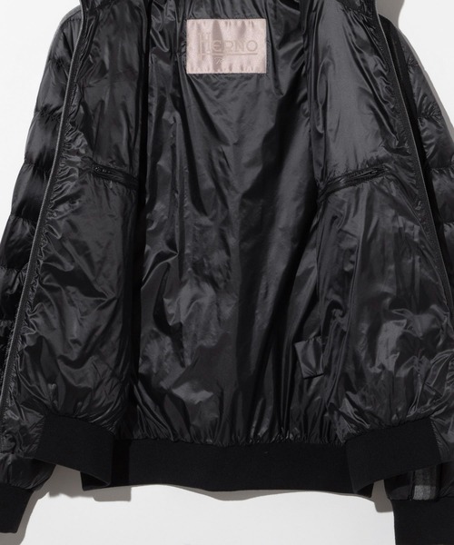 HERNO(ヘルノ)の「HERNO RESORT DOWN JACKET ヘルノ リゾート ダウンジャケット(ダウンジャケット/コート・メンズ・ブラック/ネイビー系1/グレー系1・50/48/46)」の15枚目の写真