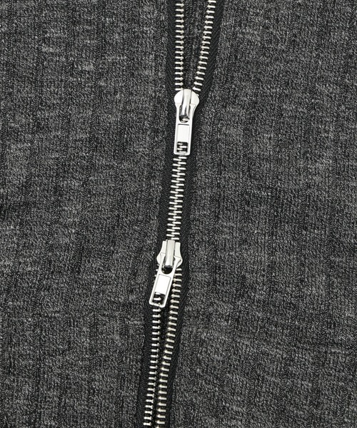 dispark（ディスパーク）の「DISPARK/フードラインストーンジップパーカー（パーカー・レディース・カーキ/チャコール・FREE）」の3枚目の写真