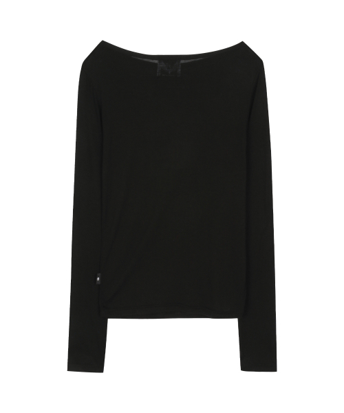 GILAARCHIVE(ギラアーカイブ)の「LETTERING SHEER LONG SLEEVE_BK(Tシャツ/カットソー・レディース・その他・FREE)」の3枚目の写真