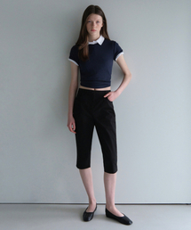 velour frill capri pants / ベロアフリルカプリパンツ（その他パンツ