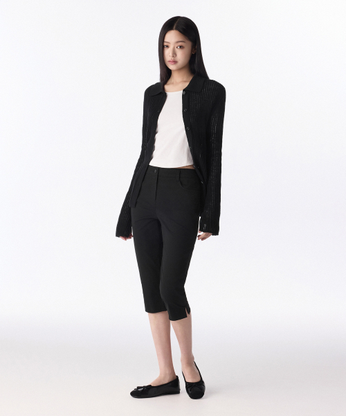 MUSINSA STANDARD WOMAN（ムシンサスタンダードウーマン）の「ウィメンズコットンカプリパンツ[ブラック]（その他パンツ・レディース・その他・30/28/24/26/27/29/25）」の20枚目の写真