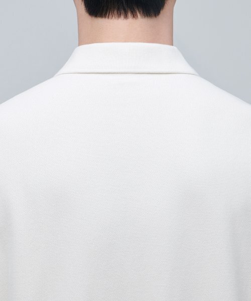 MUSINSA STANDARD（ムシンサスタンダード）の「リラックスフィットピケポロシャツ【クリーム】（ポロシャツ・メンズ・その他・SMALL/MEDIUM/LARGE/X-LARGE/XX-LARGE）」の5枚目の写真