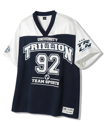 TRILLION（トリリオン）の「Skateboard Pigment Graphic Short Sleeve T-shirt (CHARCOAL)（Tシャツ/カットソー・メンズ）」