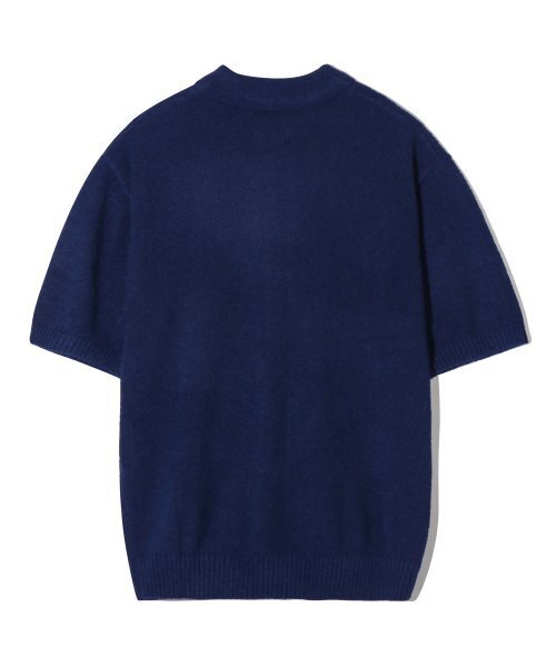 TRILLION（トリリオン）の「ウォッシャブルブックルカラー 半袖ニット(CURRENT NAVY)（Tシャツ/カットソー・レディース・その他・MEDIUM/LARGE/X-LARGE）」の14枚目の写真