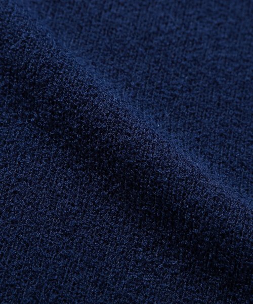 TRILLION（トリリオン）の「ウォッシャブルブックルカラー 半袖ニット(CURRENT NAVY)（Tシャツ/カットソー・レディース・その他・MEDIUM/LARGE/X-LARGE）」の7枚目の写真