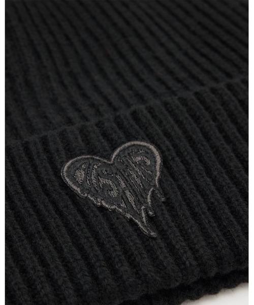 ALLSAINTS(オールセインツ)の「TRIP WOOL BEANIE HAT | TRIP ウール ビーニー ハット(ニットキャップ/ビーニー・レディース・ブラック・ONE SIZE)」の2枚目の写真