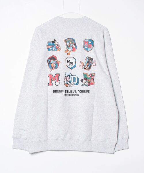ATELANE(アテレーン)の「DISNEY ミッキープリントスウェット(スウェット・メンズ・ホワイト系1/ホワイト系2/ブラック・XL/M/L)」の10枚目の写真