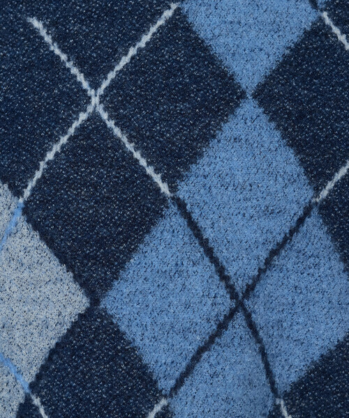 Gabardine K.T（ギャバジンケーティー）の「ジャカード アーガイルニットセーター（ニット/セーター・レディース・グレー/ネイビー/キャメル・9号）」の20枚目の写真