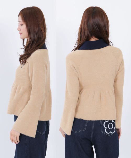 シャギーペプラム プルオーバー（ポロシャツ）｜MARY QUANT（マリー