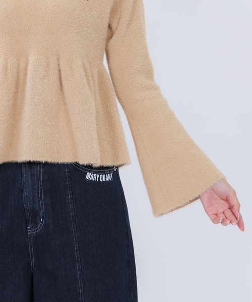 シャギーペプラム プルオーバー（ポロシャツ）｜MARY QUANT（マリー