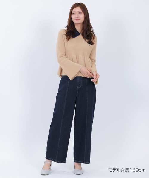 シャギーペプラム プルオーバー（ポロシャツ）｜MARY QUANT（マリー