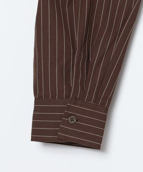 JEANASIS（ジーナシス）の「【Les Fleurs】ストライプシャツLS/641411（シャツ/ブラウス・レディース・ホワイト/ブラウン/ブルー・FREE）」の7枚目の写真