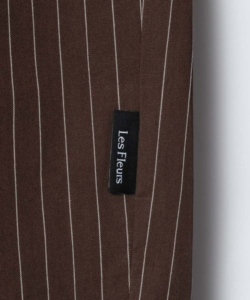 JEANASIS（ジーナシス）の「【Les Fleurs】ストライプシャツLS/641411（シャツ/ブラウス・レディース・ホワイト/ブラウン/ブルー・FREE）」の10枚目の写真