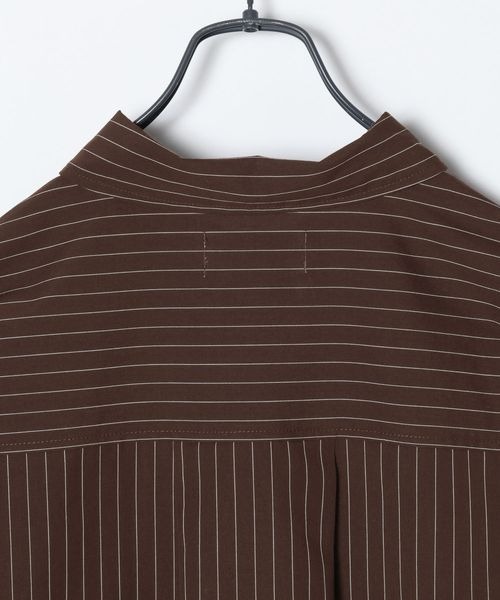 JEANASIS（ジーナシス）の「【Les Fleurs】ストライプシャツLS/641411（シャツ/ブラウス・レディース・ホワイト/ブラウン/ブルー・FREE）」の11枚目の写真