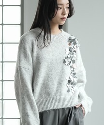 mili an deni | スパンコールニットプルオーバー(ニット/セーター)