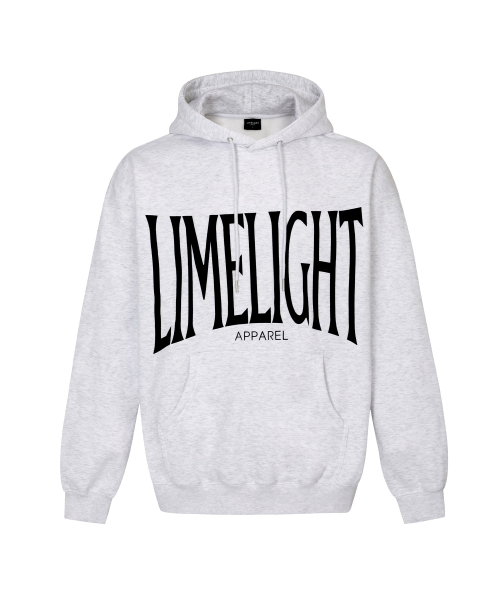 LIMELIGHT APPAREL(ライムライトアパレル)の「アパレルビッグロゴフードオーバーサイズ(アッシュグレー/ブラック)(パーカー・メンズ・その他・X-LARGE/LARGE/MEDIUM)」の1枚目の写真