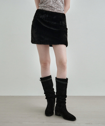 パーフミニスカートブラック MDSK031BLACK