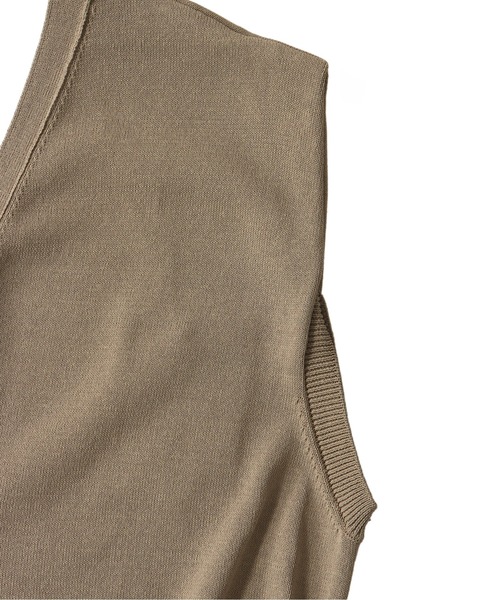 DRESSLAVE（ドレスレイブ）の「accent Vneck combinaison(アクセント Vネックコンビネゾン)（サロペット/オーバーオール・レディース・ブラック/ベージュ・38）」の16枚目の写真