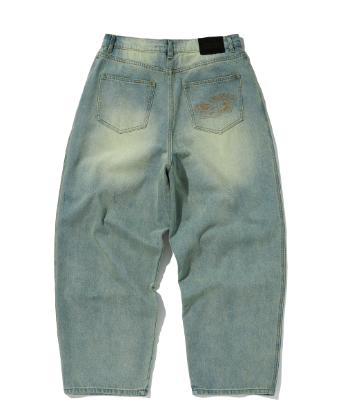 suade（スエード）の「CONTOUR POCKET DENIM [VINTAGE BLUE]（デニムパンツ・レディース・その他・MEDIUM/LARGE/SMALL）」の5枚目の写真