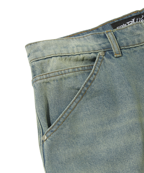 suade（スエード）の「CONTOUR POCKET DENIM [VINTAGE BLUE]（デニムパンツ・レディース・その他・MEDIUM/LARGE/SMALL）」の7枚目の写真