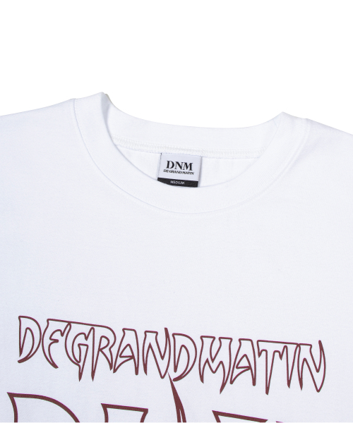 DE GRAND MATIN(ディグランドマーティン)の「EDGE LOGO TEE_WHITE(Tシャツ/カットソー・レディース・その他・MEDIUM/LARGE)」の4枚目の写真