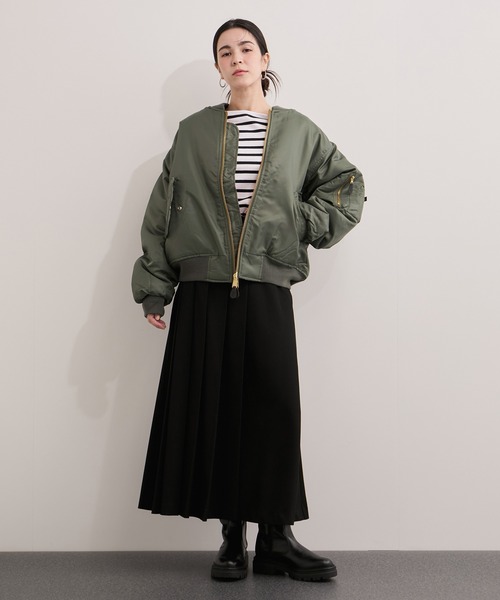 ROTHCO（ロスコ）の「【ROTHCO/ロスコ】MA-1 FLIGHT JAKET（MA-1・レディース・カーキ系/ブラウン系・FREE）」の3枚目の写真