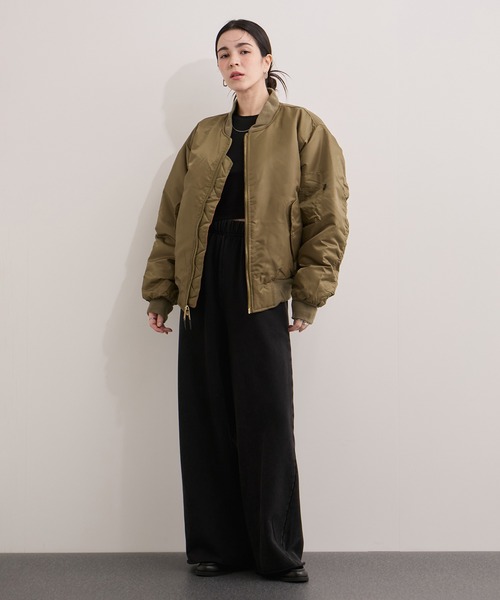 ROTHCO（ロスコ）の「【ROTHCO/ロスコ】MA-1 FLIGHT JAKET（MA-1・レディース・カーキ系/ブラウン系・FREE）」の5枚目の写真