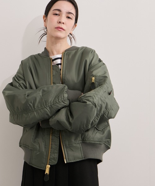 ROTHCO（ロスコ）の「【ROTHCO/ロスコ】MA-1 FLIGHT JAKET（MA-1・レディース・カーキ系/ブラウン系・FREE）」の8枚目の写真