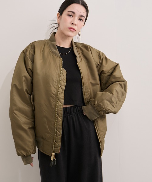 ROTHCO（ロスコ）の「【ROTHCO/ロスコ】MA-1 FLIGHT JAKET（MA-1・レディース・カーキ系/ブラウン系・FREE）」の9枚目の写真