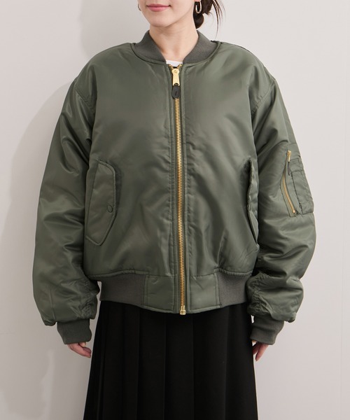 ROTHCO（ロスコ）の「【ROTHCO/ロスコ】MA-1 FLIGHT JAKET（MA-1・レディース・カーキ系/ブラウン系・FREE）」の10枚目の写真