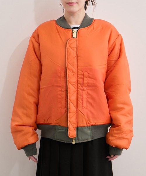 ROTHCO（ロスコ）の「【ROTHCO/ロスコ】MA-1 FLIGHT JAKET（MA-1・レディース・カーキ系/ブラウン系・FREE）」の11枚目の写真