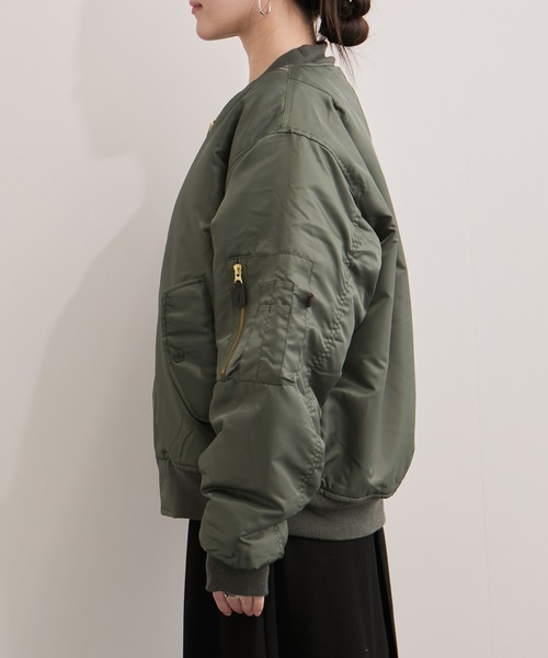 ROTHCO（ロスコ）の「【ROTHCO/ロスコ】MA-1 FLIGHT JAKET（MA-1・レディース・カーキ系/ブラウン系・FREE）」の12枚目の写真