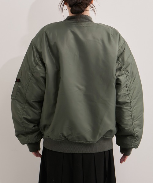 ROTHCO（ロスコ）の「【ROTHCO/ロスコ】MA-1 FLIGHT JAKET（MA-1・レディース・カーキ系/ブラウン系・FREE）」の13枚目の写真