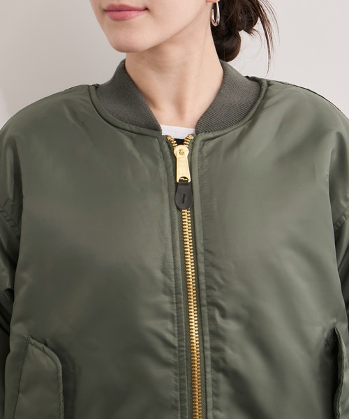 ROTHCO（ロスコ）の「【ROTHCO/ロスコ】MA-1 FLIGHT JAKET（MA-1・レディース・カーキ系/ブラウン系・FREE）」の14枚目の写真