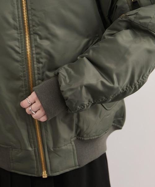 ROTHCO（ロスコ）の「【ROTHCO/ロスコ】MA-1 FLIGHT JAKET（MA-1・レディース・カーキ系/ブラウン系・FREE）」の17枚目の写真