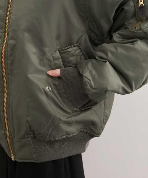 ROTHCO（ロスコ）の「【ROTHCO/ロスコ】MA-1 FLIGHT JAKET（MA-1・レディース・カーキ系/ブラウン系・FREE）」の18枚目の写真