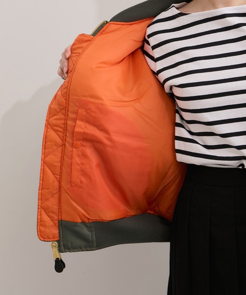 ROTHCO（ロスコ）の「【ROTHCO/ロスコ】MA-1 FLIGHT JAKET（MA-1・レディース・カーキ系/ブラウン系・FREE）」の20枚目の写真