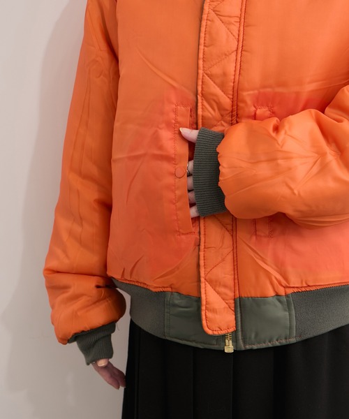 ROTHCO（ロスコ）の「【ROTHCO/ロスコ】MA-1 FLIGHT JAKET（MA-1・レディース・カーキ系/ブラウン系・FREE）」の21枚目の写真