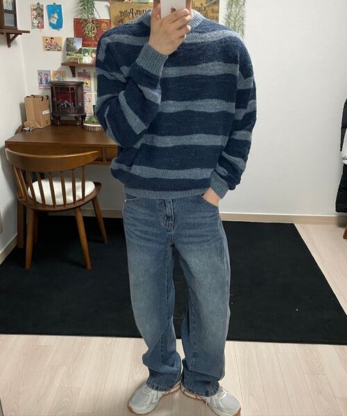 DECET(デケト)の「Curved Wide Jeans DCPT033Blue(デニムパンツ・レディース・その他・34/30/26/28/32)」の15枚目の写真