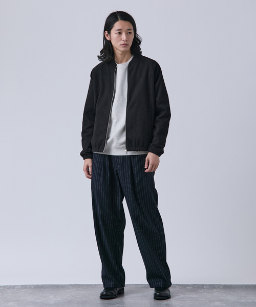 セール】ヴィーガンスエード ブルゾン（ブルゾン）｜B.C STOCK（ベー