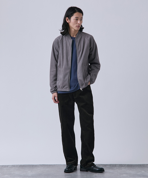 B.C STOCK（ベーセーストック）の「ヴィーガンスエード ブルゾン（ブルゾン・メンズ・ブラウン/ブラック/チャコールグレー・MEDIUM/LARGE）」の8枚目の写真