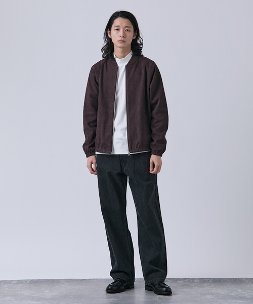 B.C STOCK（ベーセーストック）の「ヴィーガンスエード ブルゾン（ブルゾン・メンズ・ブラウン/ブラック/チャコールグレー・MEDIUM/LARGE）」の12枚目の写真