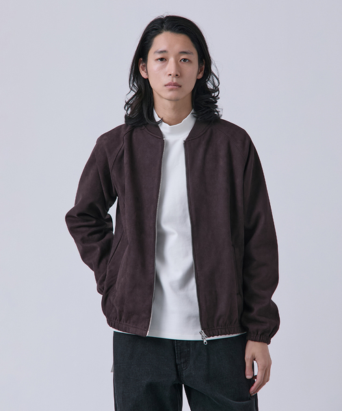 B.C STOCK（ベーセーストック）の「ヴィーガンスエード ブルゾン（ブルゾン・メンズ・ブラウン/ブラック/チャコールグレー・MEDIUM/LARGE）」の13枚目の写真