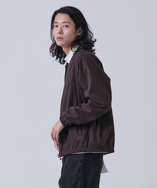 B.C STOCK（ベーセーストック）の「ヴィーガンスエード ブルゾン（ブルゾン・メンズ・ブラウン/ブラック/チャコールグレー・MEDIUM/LARGE）」の14枚目の写真