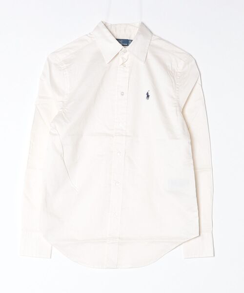 POLO RALPH LAUREN(ポロ ラルフ ローレン)の「クラシック フィット コットン ツイル シャツ(シャツ/ブラウス・レディース・ナチュラル・L/M/S/XL/XS/XXS)」の3枚目の写真