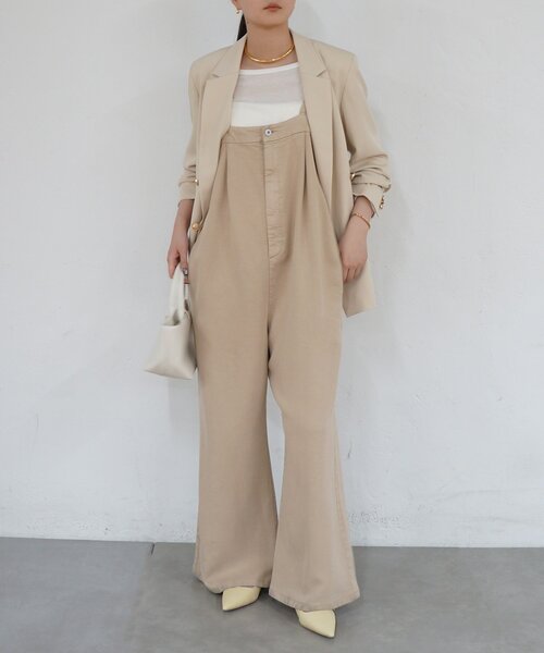 LOUNGEDRESS（ラウンジドレス）の「フルイドオールインワン（サロペット/オーバーオール・レディース・ベージュ/オフホワイト・MEDIUM/SMALL）」の21枚目の写真