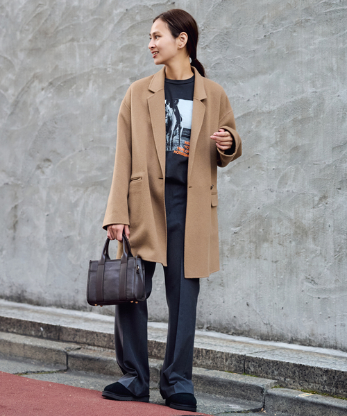 FRAMeWORK（フレームワーク）の「ホースフォトロングTシャツ（Tシャツ/カットソー・レディース・チャコールグレー/ホワイト・FREE）」の12枚目の写真